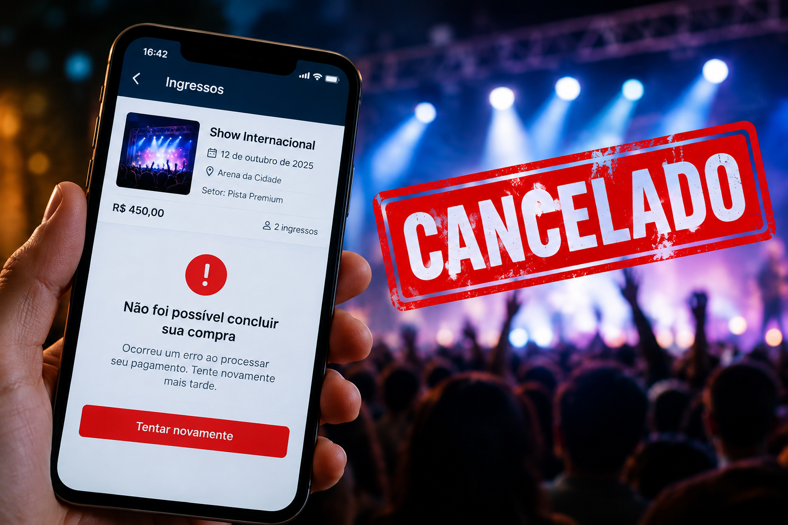 Eventim cancelou seu ingresso ou bloqueou sua conta? Saiba o que fazer